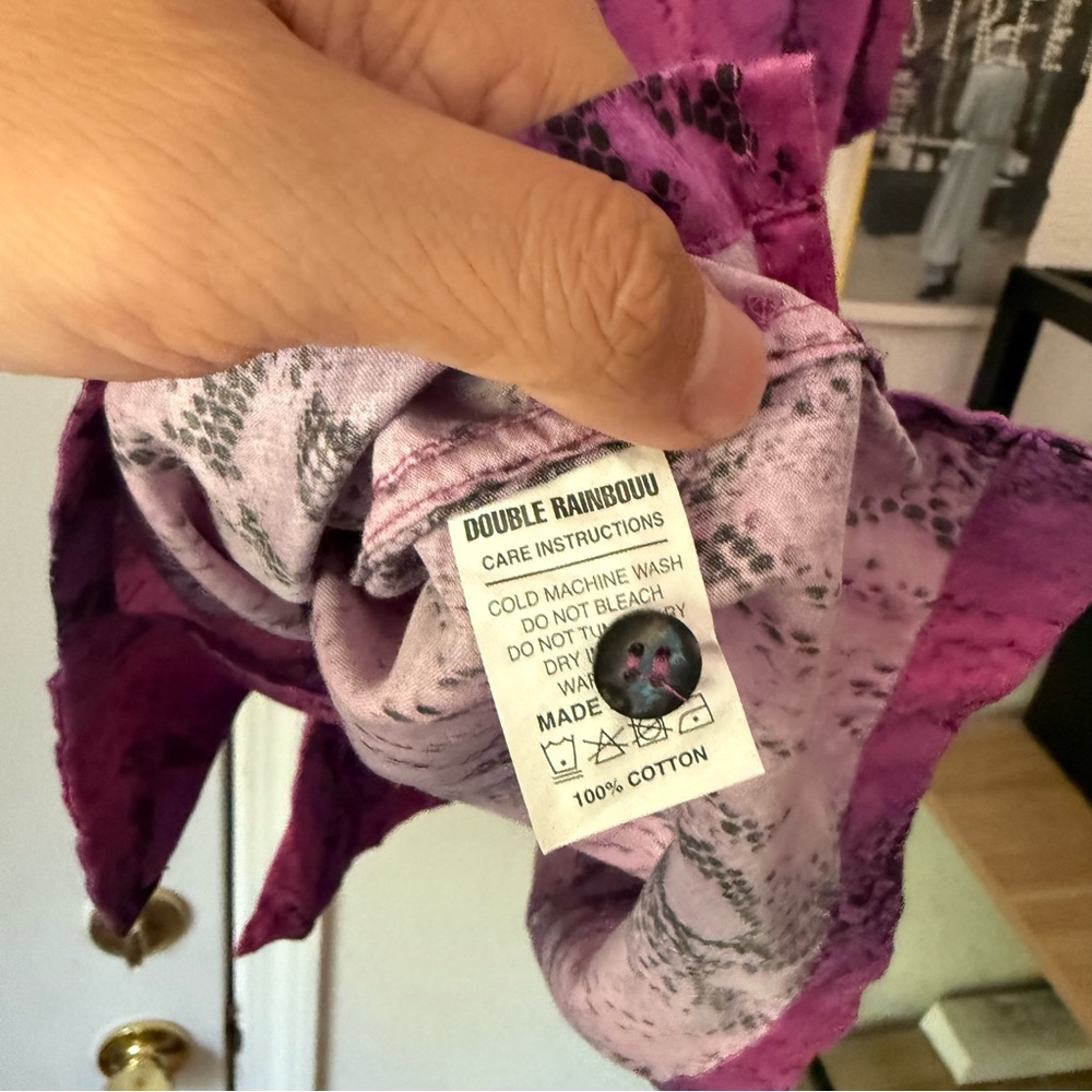 Double Rainbouu Pink Purple Python Snake Reptile … - image 6